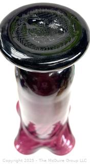 Amethyst Purple Glass Hand-Blown Vase<br>

<br><br>

Removal Options:<br><br> Sat (Nov 8) & Sun (Nov 9) 11-3pm, 56 Scotch Hill Rd., Cambridge NY 12816<br><br>

Sat (Nov 15) 12-2pm, TMG Warehouse, 2800 Juniper St., Fairfax, VA 22031<br><br>

Request Shipping (david@themcguiregroupllc.com) 