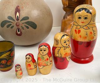 Decorative Ware Including Wedgewood Black and Green Jasperware Trinket Box and Pin Dish, Matryoshka Doll, Thyssen Keramik Denmark Etc.<br>

<br><br>

Removal Options:<br><br> Sat (Nov 8) & Sun (Nov 9) 11-3pm, 56 Scotch Hill Rd., Cambridge NY 12816<br><br>

Sat (Nov 15) 12-2pm, TMG Warehouse, 2800 Juniper St., Fairfax, VA 22031<br><br>

Request Shipping (david@themcguiregroupllc.com)