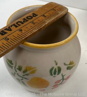 Hand Painted Pottery Covered Tureen and Vase<br>

<br><br>

Removal Options:<br><br> Sat (Nov 8) & Sun (Nov 9) 11-3pm, 56 Scotch Hill Rd., Cambridge NY 12816<br><br>

Sat (Nov 15) 12-2pm, TMG Warehouse, 2800 Juniper St., Fairfax, VA 22031<br><br>

Request Shipping (david@themcguiregroupllc.com)