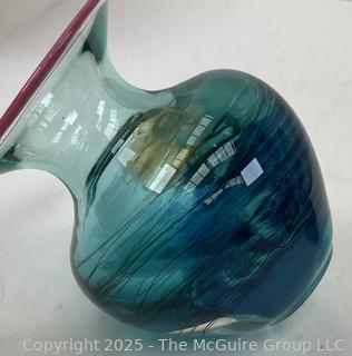 Three (3) Pieces of Mid Century Art Glass Including Vase, Pitcher and Bird Figurine<br>

<br><br>

Removal Options:<br><br> Sat (Nov 8) & Sun (Nov 9) 11-3pm, 56 Scotch Hill Rd., Cambridge NY 12816<br><br>

Sat (Nov 15) 12-2pm, TMG Warehouse, 2800 Juniper St., Fairfax, VA 22031<br><br>

Request Shipping (david@themcguiregroupllc.com)
