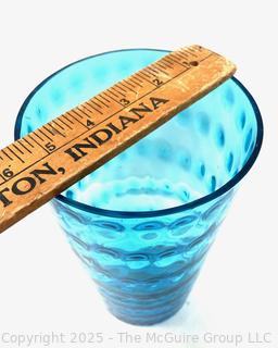 Light Blue Capri Dot Beacon Glass Vase<br>

<br><br>

Removal Options:<br><br> Sat (Nov 8) & Sun (Nov 9) 11-3pm, 56 Scotch Hill Rd., Cambridge NY 12816<br><br>

Sat (Nov 15) 12-2pm, TMG Warehouse, 2800 Juniper St., Fairfax, VA 22031<br><br>

Request Shipping (david@themcguiregroupllc.com) 