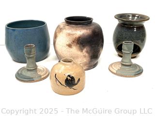 Artisan Thrown Pottery Jars, Candlesticks and Pots<br>

<br><br>

Removal Options:<br><br> Sat (Nov 8) & Sun (Nov 9) 11-3pm, 56 Scotch Hill Rd., Cambridge NY 12816<br><br>

Sat (Nov 15) 12-2pm, TMG Warehouse, 2800 Juniper St., Fairfax, VA 22031<br><br>

Request Shipping (david@themcguiregroupllc.com)