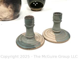 Artisan Thrown Pottery Jars, Candlesticks and Pots<br>

<br><br>

Removal Options:<br><br> Sat (Nov 8) & Sun (Nov 9) 11-3pm, 56 Scotch Hill Rd., Cambridge NY 12816<br><br>

Sat (Nov 15) 12-2pm, TMG Warehouse, 2800 Juniper St., Fairfax, VA 22031<br><br>

Request Shipping (david@themcguiregroupllc.com)