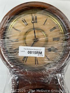 Ingraham Huron Mahogany 8 Day Mantel Clock<br>

<br><br>

Removal Options:<br><br> Sat (Nov 8) & Sun (Nov 9) 11-3pm, 56 Scotch Hill Rd., Cambridge NY 12816<br><br>

Sat (Nov 15) 12-2pm, TMG Warehouse, 2800 Juniper St., Fairfax, VA 22031<br><br>

Request Shipping (david@themcguiregroupllc.com)