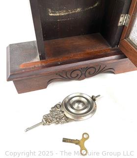 Waterbury Clock Company Gingerbread Mantle Clock<br>

<br><br>

Removal Options:<br><br> Sat (Nov 8) & Sun (Nov 9) 11-3pm, 56 Scotch Hill Rd., Cambridge NY 12816<br><br>

Sat (Nov 15) 12-2pm, TMG Warehouse, 2800 Juniper St., Fairfax, VA 22031<br><br>

Request Shipping (david@themcguiregroupllc.com)