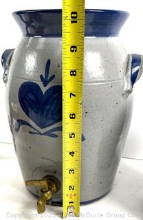 Group of Pottery Servingware Including Drink Dispenser<br>

<br><br>

Removal Options:<br><br> Sat (Nov 8) & Sun (Nov 9) 11-3pm, 56 Scotch Hill Rd., Cambridge NY 12816<br><br>

Sat (Nov 15) 12-2pm, TMG Warehouse, 2800 Juniper St., Fairfax, VA 22031<br><br>

Request Shipping (david@themcguiregroupllc.com)