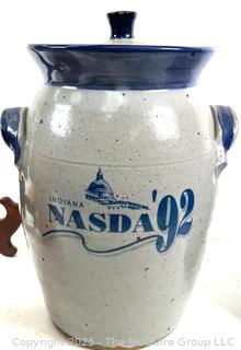 Group of Pottery Servingware Including Drink Dispenser<br>

<br><br>

Removal Options:<br><br> Sat (Nov 8) & Sun (Nov 9) 11-3pm, 56 Scotch Hill Rd., Cambridge NY 12816<br><br>

Sat (Nov 15) 12-2pm, TMG Warehouse, 2800 Juniper St., Fairfax, VA 22031<br><br>

Request Shipping (david@themcguiregroupllc.com)