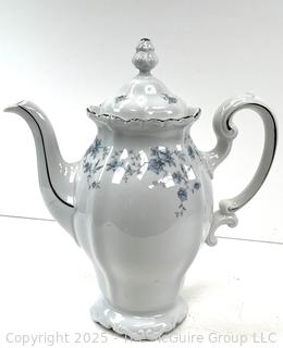 Two (2) Porcelain Coffee Pots Including Blue Danube<br>

<br><br>

Removal Options:<br><br> Sat (Nov 8) & Sun (Nov 9) 11-3pm, 56 Scotch Hill Rd., Cambridge NY 12816<br><br>

Sat (Nov 15) 12-2pm, TMG Warehouse, 2800 Juniper St., Fairfax, VA 22031<br><br>

Request Shipping (david@themcguiregroupllc.com)