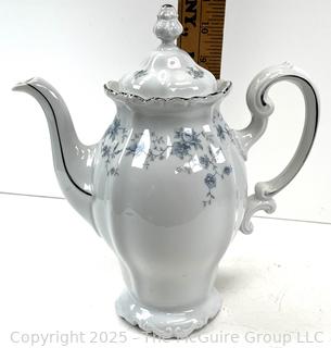 Two (2) Porcelain Coffee Pots Including Blue Danube<br>

<br><br>

Removal Options:<br><br> Sat (Nov 8) & Sun (Nov 9) 11-3pm, 56 Scotch Hill Rd., Cambridge NY 12816<br><br>

Sat (Nov 15) 12-2pm, TMG Warehouse, 2800 Juniper St., Fairfax, VA 22031<br><br>

Request Shipping (david@themcguiregroupllc.com)