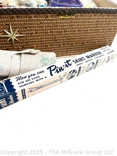 Sewing Baskets, Knitting Tools and Notions<br>

<br><br>

Removal Options:<br><br> Sat (Nov 8) & Sun (Nov 9) 11-3pm, 56 Scotch Hill Rd., Cambridge NY 12816<br><br>

Sat (Nov 15) 12-2pm, TMG Warehouse, 2800 Juniper St., Fairfax, VA 22031<br><br>

Request Shipping (david@themcguiregroupllc.com)