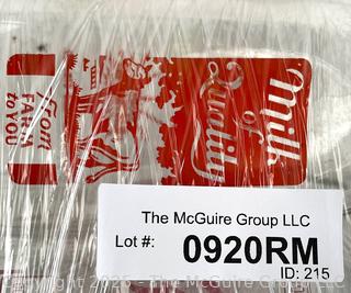 Three (3) Glass Milk Bottles Including Brown's, Hogan's & Brookside<br>

<br><br>

Removal Options:<br><br> Sat (Nov 8) & Sun (Nov 9) 11-3pm, 56 Scotch Hill Rd., Cambridge NY 12816<br><br>

Sat (Nov 15) 12-2pm, TMG Warehouse, 2800 Juniper St., Fairfax, VA 22031<br><br>

Request Shipping (david@themcguiregroupllc.com)
