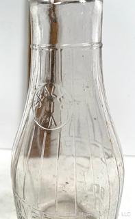 Group of Three (3) Glass Milk Bottles Including Worthmore<br>

<br><br>

Removal Options:<br><br> Sat (Nov 8) & Sun (Nov 9) 11-3pm, 56 Scotch Hill Rd., Cambridge NY 12816<br><br>

Sat (Nov 15) 12-2pm, TMG Warehouse, 2800 Juniper St., Fairfax, VA 22031<br><br>

Request Shipping (david@themcguiregroupllc.com)