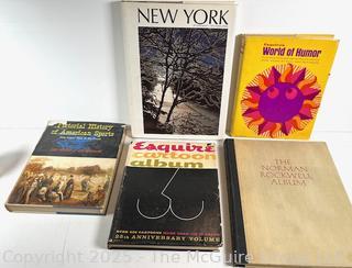 Grouping of 5 HB Books Including The Norman Rockwell Album<br>

<br><br>

Removal Options:<br><br> Sat (Nov 8) & Sun (Nov 9) 11-3pm, 56 Scotch Hill Rd., Cambridge NY 12816<br><br>

