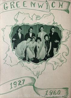 Grouping of Greenwich NY School Yearbooks: 1931-1940  1932 1935 1946 1959-60 1962<br>

<br><br>

Removal Options:<br><br> Sat (Nov 8) & Sun (Nov 9) 11-3pm, 56 Scotch Hill Rd., Cambridge NY 12816<br><br>

Sat (Nov 15) 12-2pm, TMG Warehouse, 2800 Juniper St., Fairfax, VA 22031<br><br>

Request Shipping (david@themcguiregroupllc.com)
