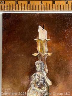 Unframed Oil on Board Still Life Signed by Artist McKay <br>

<br><br>

Removal Options:<br><br> Sat (Nov 8) & Sun (Nov 9) 11-3pm, 56 Scotch Hill Rd., Cambridge NY 12816<br><br>

Sat (Nov 15) 12-2pm, TMG Warehouse, 2800 Juniper St., Fairfax, VA 22031<br><br>

