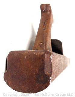 16" Hand Smoothing Plane w/ Rounded Base <br>

<br><br>

Removal Options:<br><br> Sat (Nov 8) & Sun (Nov 9) 11-3pm, 56 Scotch Hill Rd., Cambridge NY 12816<br><br>

Sat (Nov 15) 12-2pm, TMG Warehouse, 2800 Juniper St., Fairfax, VA 22031<br><br>

Request Shipping (david@themcguiregroupllc.com)