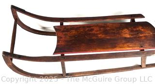 Victorian Era Child's Sled marked Bonesteel, Troy, NY <br>

<br><br>

Removal Options:<br><br> Sat (Nov 8) & Sun (Nov 9) 11-3pm, 56 Scotch Hill Rd., Cambridge NY 12816<br><br>

