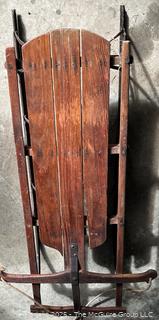 Wooden Snow Sled <br>

<br><br>

Removal Options:<br><br> Sat (Nov 8) & Sun (Nov 9) 11-3pm, 56 Scotch Hill Rd., Cambridge NY 12816<br><br>

