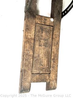 VINTAGE POST AND BEAM TIMBER FRAMING DRILL<br><br>

<br><br>

Removal Options:<br><br> Sat (Nov 8) & Sun (Nov 9) 11-3pm, 56 Scotch Hill Rd., Cambridge NY 12816<br><br>

Sat (Nov 15) 12-2pm, TMG Warehouse, 2800 Juniper St., Fairfax, VA 22031<br><br>

Request Shipping (david@themcguiregroupllc.com)