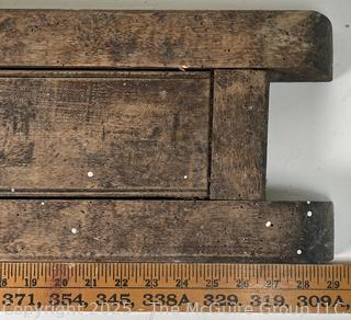 VINTAGE POST AND BEAM TIMBER FRAMING DRILL<br><br>

<br><br>

Removal Options:<br><br> Sat (Nov 8) & Sun (Nov 9) 11-3pm, 56 Scotch Hill Rd., Cambridge NY 12816<br><br>

Sat (Nov 15) 12-2pm, TMG Warehouse, 2800 Juniper St., Fairfax, VA 22031<br><br>

Request Shipping (david@themcguiregroupllc.com)