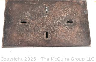 1850's Round Loaf Bread Baking Form <br>

<br><br>

Removal Options:<br><br> Sat (Nov 8) & Sun (Nov 9) 11-3pm, 56 Scotch Hill Rd., Cambridge NY 12816<br><br>

Sat (Nov 15) 12-2pm, TMG Warehouse, 2800 Juniper St., Fairfax, VA 22031<br><br>

Request Shipping (david@themcguiregroupllc.com)