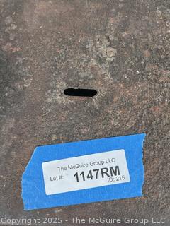 1850's Round Loaf Bread Baking Form <br>

<br><br>

Removal Options:<br><br> Sat (Nov 8) & Sun (Nov 9) 11-3pm, 56 Scotch Hill Rd., Cambridge NY 12816<br><br>

Sat (Nov 15) 12-2pm, TMG Warehouse, 2800 Juniper St., Fairfax, VA 22031<br><br>

Request Shipping (david@themcguiregroupllc.com)