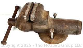 Vintage Wilton Cadet Bench Vise 4” <br>

<br><br>

Removal Options:<br><br> Sat (Nov 8) & Sun (Nov 9) 11-3pm, 56 Scotch Hill Rd., Cambridge NY 12816<br><br>

Sat (Nov 15) 12-2pm, TMG Warehouse, 2800 Juniper St., Fairfax, VA 22031<br><br>

Request Shipping (david@themcguiregroupllc.com)
