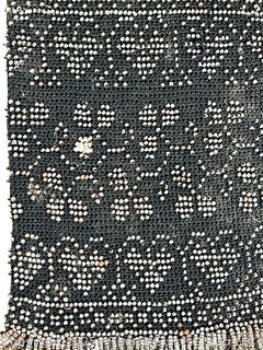 Victorian Black & Silver Glass Beaded Handbag with Celluloid Frame <br>

<br><br>

Removal Options:<br><br> Sat (Nov 8) & Sun (Nov 9) 11-3pm, 56 Scotch Hill Rd., Cambridge NY 12816<br><br>

Sat (Nov 15) 12-2pm, TMG Warehouse, 2800 Juniper St., Fairfax, VA 22031<br><br>

Request Shipping (david@themcguiregroupllc.com)