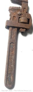 Four (4) Wrenches Including Gearench, Wizard No. 9 and Spain<br>

<br><br>

Removal Options:<br><br> Sat (Nov 8) & Sun (Nov 9) 11-3pm, 56 Scotch Hill Rd., Cambridge NY 12816<br><br>

Sat (Nov 15) 12-2pm, TMG Warehouse, 2800 Juniper St., Fairfax, VA 22031<br><br>

Request Shipping (david@themcguiregroupllc.com)