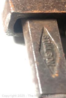 19th C Adjustable Wrenches Made by Stillson, Bemis & Call, and Mechanical Tool Co.<br>

<br><br>

Removal Options:<br><br> Sat (Nov 8) & Sun (Nov 9) 11-3pm, 56 Scotch Hill Rd., Cambridge NY 12816<br><br>

Sat (Nov 15) 12-2pm, TMG Warehouse, 2800 Juniper St., Fairfax, VA 22031<br><br>

Request Shipping (david@themcguiregroupllc.com)