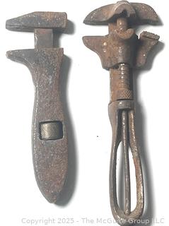 19th C Adjustable Wrenches Made by Stillson, Bemis & Call, and Mechanical Tool Co.<br>

<br><br>

Removal Options:<br><br> Sat (Nov 8) & Sun (Nov 9) 11-3pm, 56 Scotch Hill Rd., Cambridge NY 12816<br><br>

Sat (Nov 15) 12-2pm, TMG Warehouse, 2800 Juniper St., Fairfax, VA 22031<br><br>

Request Shipping (david@themcguiregroupllc.com)