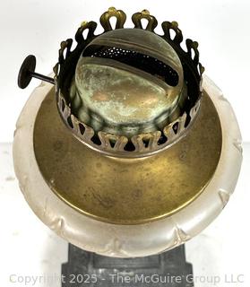 Kerosene Oil Lamp <br>

<br><br>

Removal Options:<br><br> Sat (Nov 8) & Sun (Nov 9) 11-3pm, 56 Scotch Hill Rd., Cambridge NY 12816<br><br>

