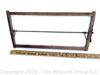 24"W Wood Frame Saw <br>

<br><br>

Removal Options:<br><br> Sat (Nov 8) & Sun (Nov 9) 11-3pm, 56 Scotch Hill Rd., Cambridge NY 12816<br><br>

