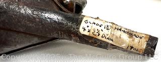 Grouping of Traditional Hand Tools Used by Cobblers and Wheelwrights Tradesmen Including Hand Forged Iron Spoke Trimmer<br>

<br><br>

Removal Options:<br><br> Sat (Nov 8) & Sun (Nov 9) 11-3pm, 56 Scotch Hill Rd., Cambridge NY 12816<br><br>

Sat (Nov 15) 12-2pm, TMG Warehouse, 2800 Juniper St., Fairfax, VA 22031<br><br>

Request Shipping (david@themcguiregroupllc.com)