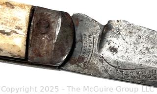 Five (5) Pocket Knives<br>

<br><br>

Removal Options:<br><br> Sat (Nov 8) & Sun (Nov 9) 11-3pm, 56 Scotch Hill Rd., Cambridge NY 12816<br><br>

Sat (Nov 15) 12-2pm, TMG Warehouse, 2800 Juniper St., Fairfax, VA 22031<br><br>

Request Shipping (david@themcguiregroupllc.com)