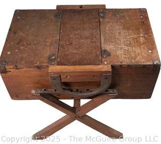 Rocking Butter Churn on Stand <br>

<br><br>

Removal Options:<br><br> Sat (Nov 8) & Sun (Nov 9) 11-3pm, 56 Scotch Hill Rd., Cambridge NY 12816<br><br>

Sat (Nov 15) 12-2pm, TMG Warehouse, 2800 Juniper St., Fairfax, VA 22031<br><br>

Request Shipping (david@themcguiregroupllc.com)