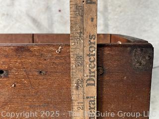 Rocking Butter Churn on Stand <br>

<br><br>

Removal Options:<br><br> Sat (Nov 8) & Sun (Nov 9) 11-3pm, 56 Scotch Hill Rd., Cambridge NY 12816<br><br>

Sat (Nov 15) 12-2pm, TMG Warehouse, 2800 Juniper St., Fairfax, VA 22031<br><br>

Request Shipping (david@themcguiregroupllc.com)