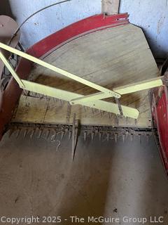 Horse Drawn Sickle Bar Mower Harvesting Machine<br>

<br><br>

Removal Options:<br><br> Sat (Nov 8) & Sun (Nov 9) 11-3pm, 56 Scotch Hill Rd., Cambridge NY 12816<br><br>

Sat (Nov 15) 12-2pm, TMG Warehouse, 2800 Juniper St., Fairfax, VA 22031<br><br>

Request Shipping (david@themcguiregroupllc.com) 