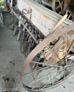 Tennessee Valley Grain Drill<br>

<br><br>

Removal Options:<br><br> Sat (Nov 8) & Sun (Nov 9) 11-3pm, 56 Scotch Hill Rd., Cambridge NY 12816<br><br>

Sat (Nov 15) 12-2pm, TMG Warehouse, 2800 Juniper St., Fairfax, VA 22031<br><br>

Request Shipping (david@themcguiregroupllc.com)