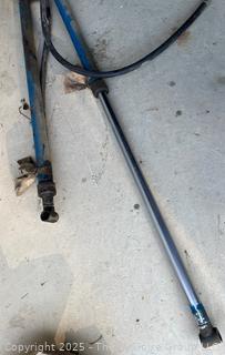 Pair of Hydraulic Arms Extending 30"<br>

<br><br>

Removal Options:<br><br> Sat (Nov 8) & Sun (Nov 9) 11-3pm, 56 Scotch Hill Rd., Cambridge NY 12816<br><br>

Sat (Nov 15) 12-2pm, TMG Warehouse, 2800 Juniper St., Fairfax, VA 22031<br><br>

Request Shipping (david@themcguiregroupllc.com) 