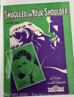 ~60 Sheet Music. Curated <br>

<br><br>

Removal Options:<br><br> Sat (Nov 8) & Sun (Nov 9) 11-3pm, 56 Scotch Hill Rd., Cambridge NY 12816<br><br>

Sat (Nov 15) 12-2pm, TMG Warehouse, 2800 Juniper St., Fairfax, VA 22031<br><br>

Request Shipping (david@themcguiregroupllc.com)