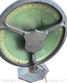 Early 20th C Model 52 Crosley Tube Radio Receiver and Crosley Ultra Musicone Speaker <br>

<br><br>

Removal Options:<br><br> Sat (Nov 8) & Sun (Nov 9) 11-3pm, 56 Scotch Hill Rd., Cambridge NY 12816<br><br>

Sat (Nov 15) 12-2pm, TMG Warehouse, 2800 Juniper St., Fairfax, VA 22031<br><br>

Request Shipping (david@themcguiregroupllc.com)