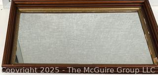 Framed Wall Mirror. 16 x 29"<br>

<br><br>

Removal Options:<br><br> Sat (Nov 8) & Sun (Nov 9) 11-3pm, 56 Scotch Hill Rd., Cambridge NY 12816<br><br>

