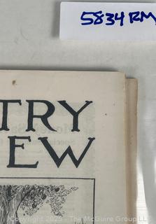 Two (2) Issues of 1912 The Poultry Review. Jennie Mae McGuire as a High School Student  was the Illustrator Artist of the Nationally Circulated Magazine <br><br>

Removal Options:<br><br> Sat (Nov 8) & Sun (Nov 9) 11-3pm, 56 Scotch Hill Rd., Cambridge NY 12816<br><br>

Sat (Nov 15) 12-2pm, TMG Warehouse, 2800 Juniper St., Fairfax, VA 22031<br><br>

Request Shipping (david@themcguiregroupllc.com) 