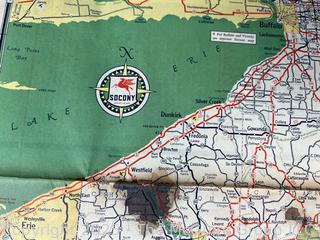 1936 New York State Road Map