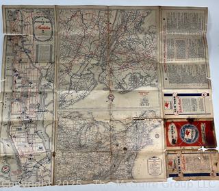 1936 New York State Road Map