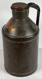 Copper Milk Container w/ Brass Plaque Boston Dairy Co.<br>

<br><br>

Removal Options:<br><br> Sat (Nov 8) & Sun (Nov 9) 11-3pm, 56 Scotch Hill Rd., Cambridge NY 12816<br><br>

Sat (Nov 15) 12-2pm, TMG Warehouse, 2800 Juniper St., Fairfax, VA 22031<br><br>

Request Shipping (david@themcguiregroupllc.com)