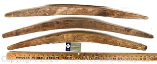 3 Wooden Farm Implements<br>

<br><br>

Removal Options:<br><br> Sat (Nov 8) & Sun (Nov 9) 11-3pm, 56 Scotch Hill Rd., Cambridge NY 12816<br><br>

