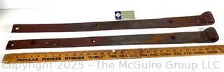 Wrought Iron Strap Door/Hinge Bars<br>

<br><br>

Removal Options:<br><br> Sat (Nov 8) & Sun (Nov 9) 11-3pm, 56 Scotch Hill Rd., Cambridge NY 12816<br><br>

Sat (Nov 15) 12-2pm, TMG Warehouse, 2800 Juniper St., Fairfax, VA 22031<br><br>

Request Shipping (david@themcguiregroupllc.com)