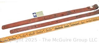 Wrought Iron Strap Door/Hinge Bars<br>

<br><br>

Removal Options:<br><br> Sat (Nov 8) & Sun (Nov 9) 11-3pm, 56 Scotch Hill Rd., Cambridge NY 12816<br><br>

Sat (Nov 15) 12-2pm, TMG Warehouse, 2800 Juniper St., Fairfax, VA 22031<br><br>

Request Shipping (david@themcguiregroupllc.com)